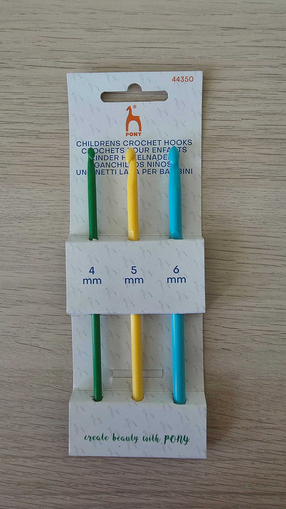 Pony Kinder Häkelnadel Set