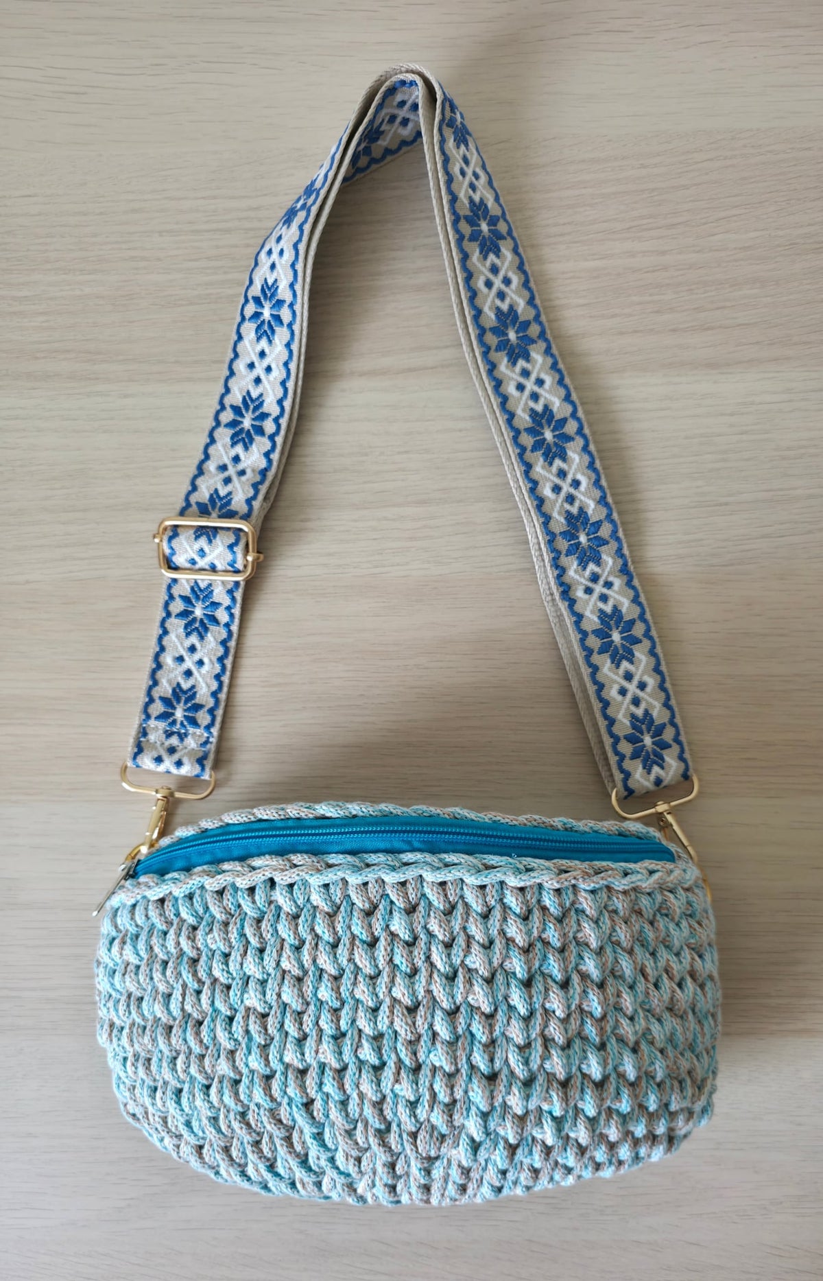 Gürteltasche Vintage V-Masche